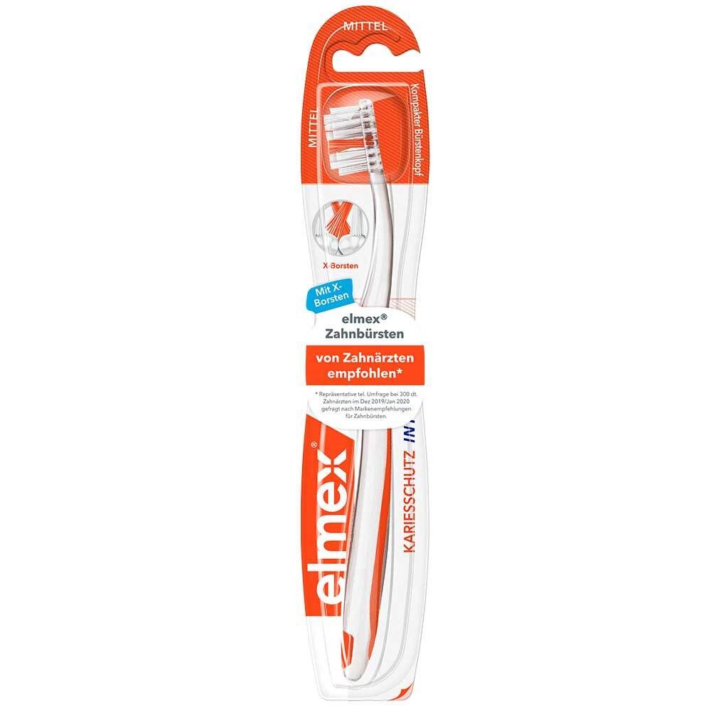 Elmex interX Kurzkopf Zahnbürste mittel-weich 1 St