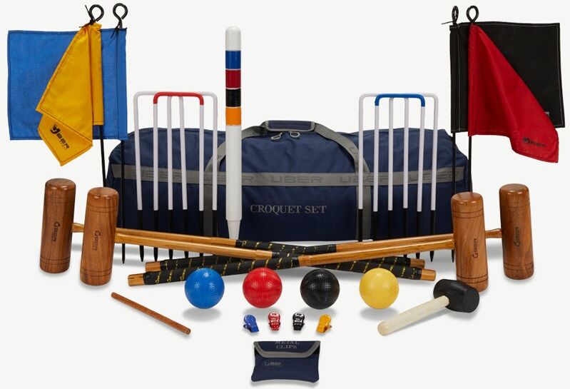 Uber Games Sac de rangement en Nylon - Croquet 4 joueurs