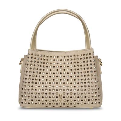 Henkeltasche STEVE MADDEN "STEVE MADDEN Taschen Lederimitat", Damen, Gr. onesize, beige, Lederimitat, Taschen