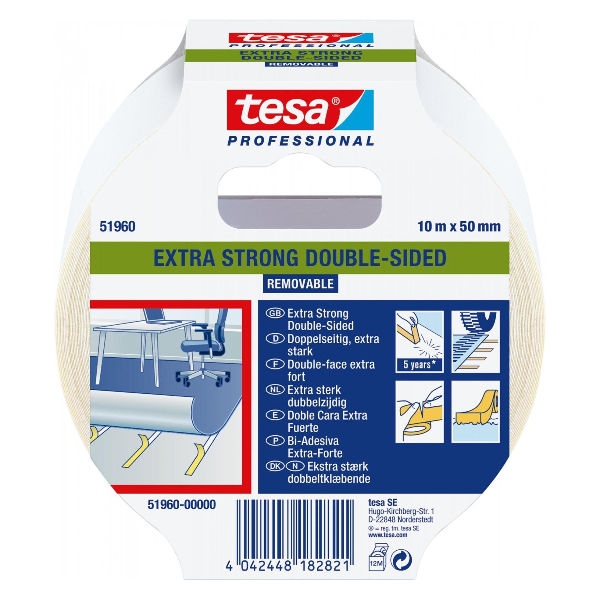 tesa Verlegeb. extra strong ablösb.10:50 (50 mm) (51960-00000-11)