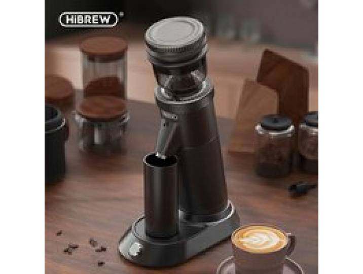 HiBREW G5 Moulin à Café Électrique 48mm Conique 36 Niveaux pour Expresso Turque Compact Aluminium