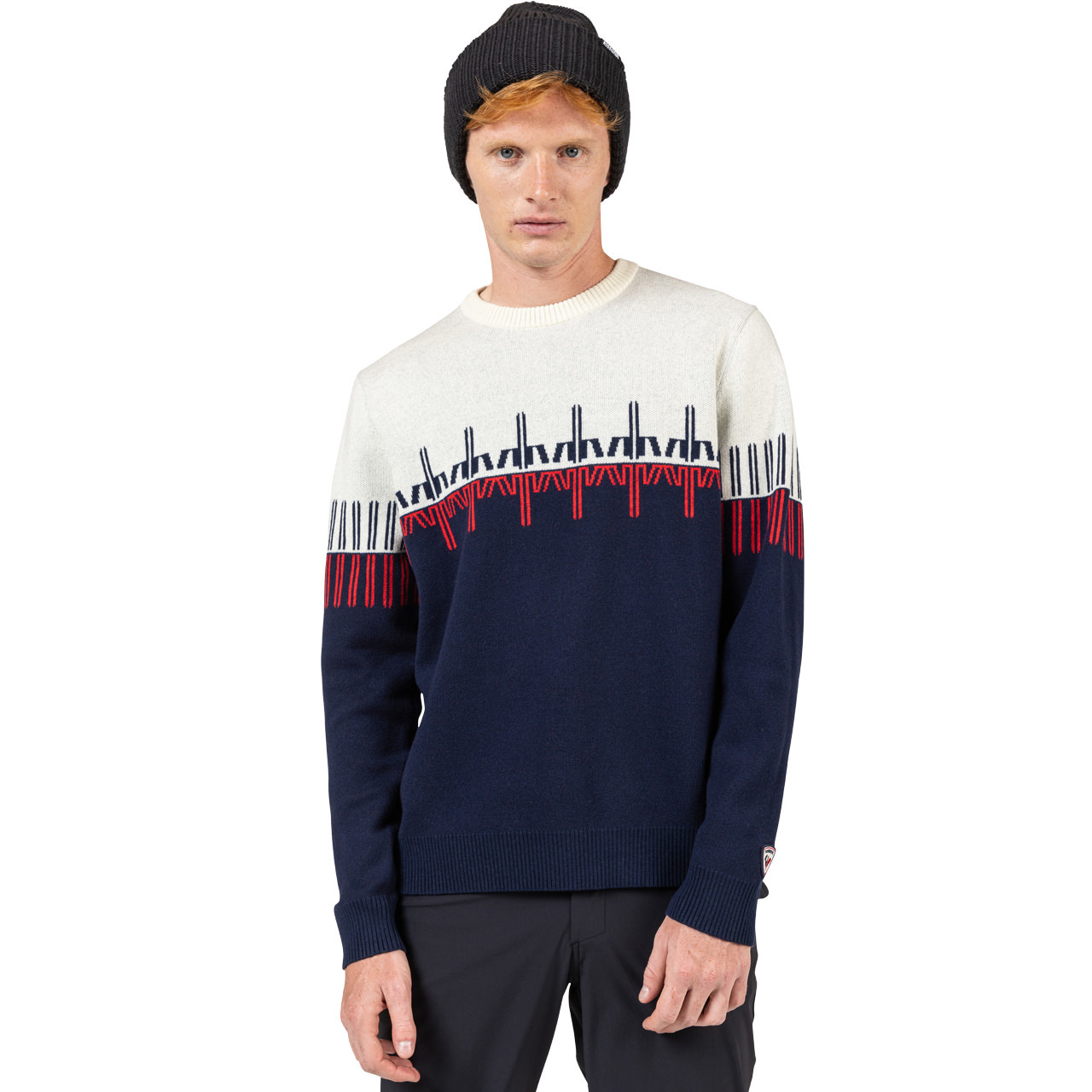 Rossignol Skiwear Herren Pullover PATTERNED CN dark navy - L
