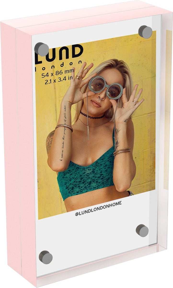 Lund Skittle Fotolijst voor Instax Mini Foto - Blauw