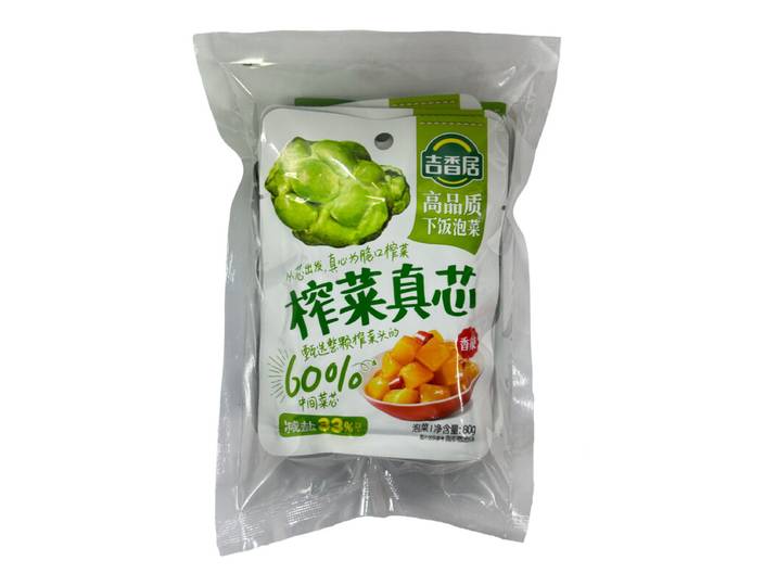 【Sichuan-Chongqing smaak】 Ji Xiang Ju ingelegde mosterdknol (pittige smaak) 80 g * 5