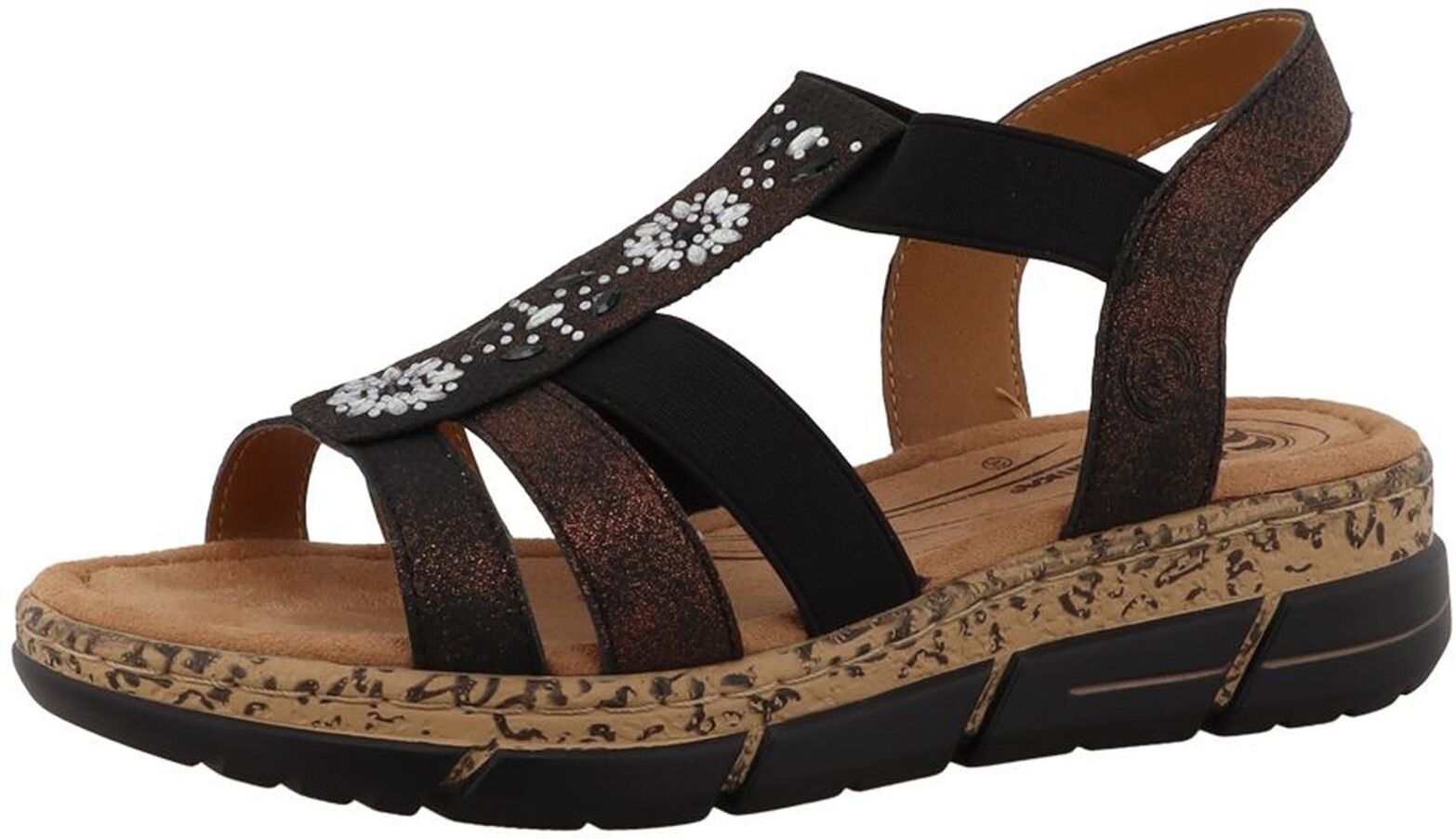 Mules ROMIKA "Romika Flat Sandals - Mules", Damen, Gr. 38, schwarz, Polyurethan, unifarben, Schuhe