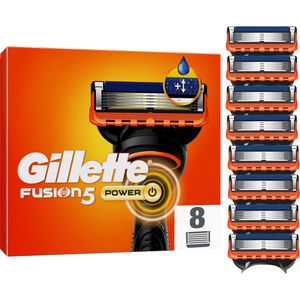 Gillette Rasierklingen Fusion5 Power, für Herrenrasierer, 5-fach Klinge, 8 Stück