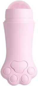United Rose Quartz Face Roller With Volcanic Stone Oil Absorbing Facial Massager For Smooth Radiant Skin pink
