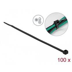 Delock 19557 Kabelbinder Schwarz Hitzestabilisiert 100 St.