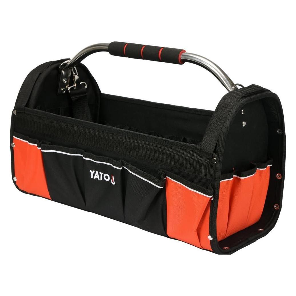 Yato OPEN Tool case 22 "WITH PIPE HOLDER 11 pockets (YT-74373)