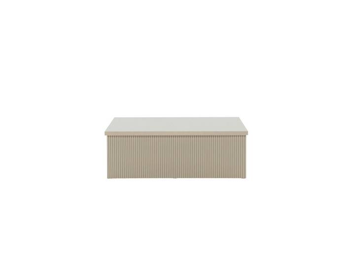 Livetastic Couchtisch, Beige, Holz, Pappel, rechteckig, eckig, 90x30x90 cm, Holzmöbel, Holztische, Wohnzimmertische Holz, Couchtische Holz