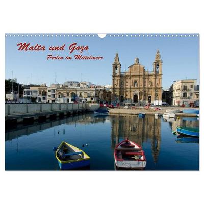 Malta und Gozo, Perlen im Mittelmeer (Wandkalender 2026 DIN A3 quer), CALVENDO Monatskalender