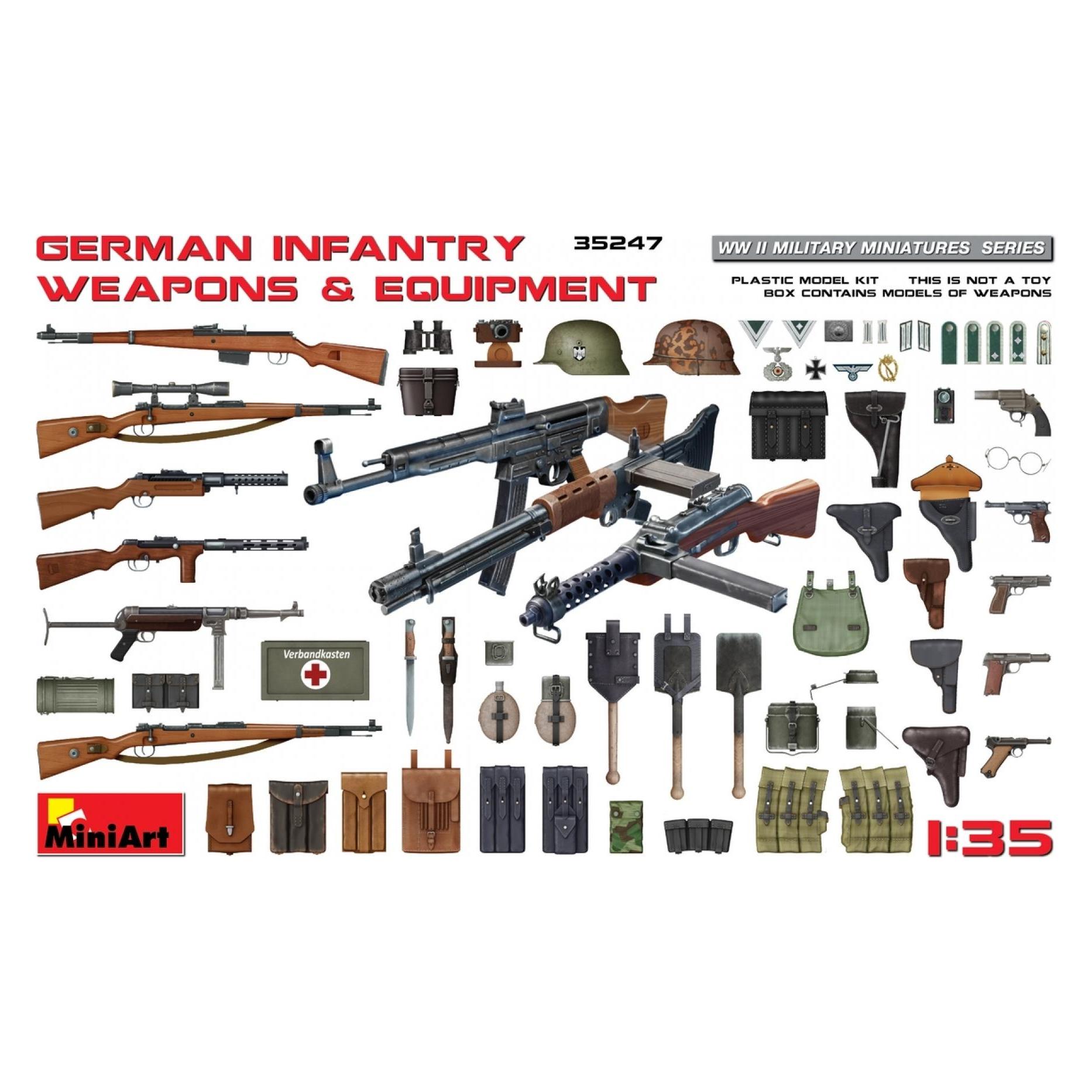 Mini art German Infantry Weapons & Equipment (35247)