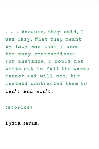 Lydia Davis - Can't and Won't - Preis vom 18.10.2026 15:28:09 h