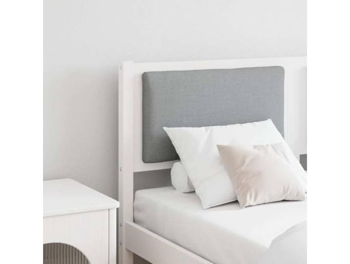 Modernes Kopfteil aus massivem Kiefernholz in weiß, 150 cm, minimalistisches Design mit matter Verarbeitung und atmungsaktiver Konstruktion für besseren Schlaf.