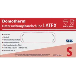 Domotherm Untersuchungshandschuhe Latex S 100 ST
