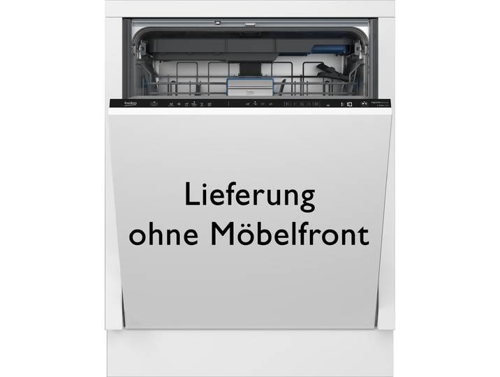 BEKO vollintegrierbarer Geschirrspüler BDIN36541P , Energieeffizienz: C, weiß (weiß, neutral), B:59,8cm H:81,8cm T:55cm, Geschirrspüler, Doppelt gut organisiert – inklusive Besteckschublade und Besteckkorb, vollintegrierbarer Geschirrspüler