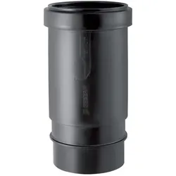 Geberit Pe Langmuffe 360700161 DN 40, mit Doppelbund und Schutzdeckel, PE-HD