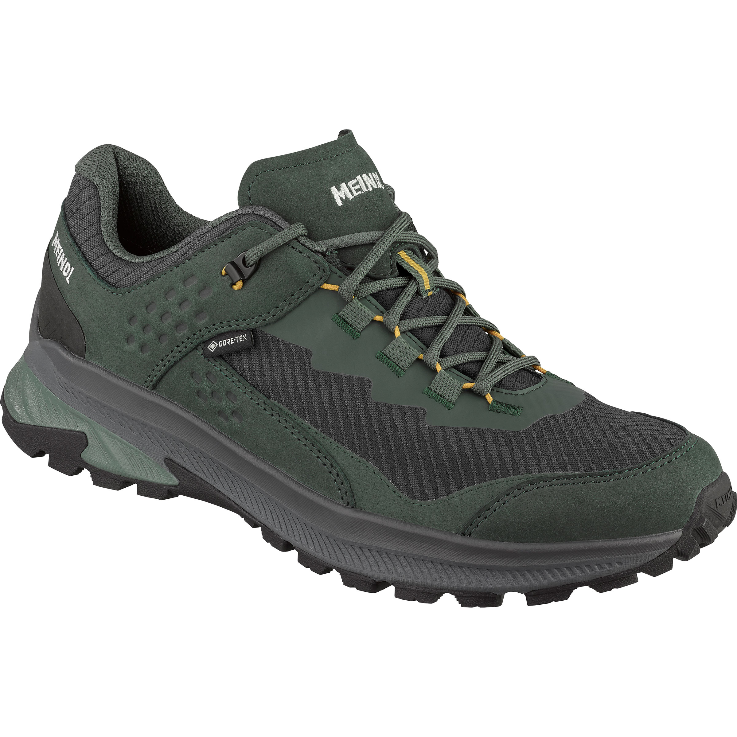 Meindl Cancun GTX Herren Zustiegsschuhe gruen Größe 42 Trekking Wasserdicht
