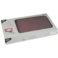 Papstar Vlies Mitteldecke 80 x 80 cm gefaltet einfarbig 20 Stück »soft selection« rot, 80 cm