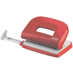 Novus Locher »E210« rot, 12.8x4.2x7.2 cm