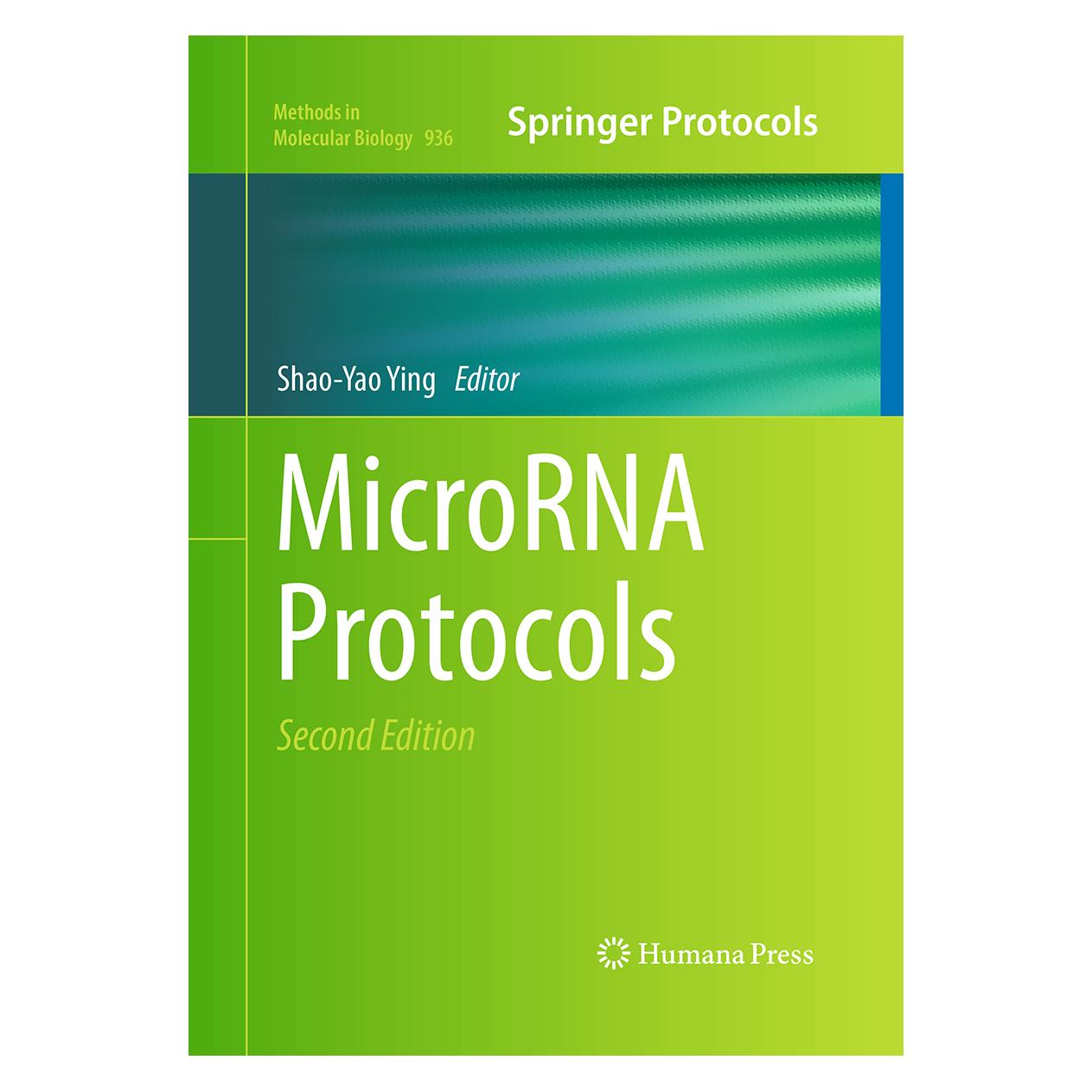 Springer MicroRNA Protocols (Englisch, Softcover, Shao-Yao Ying) (55966853)