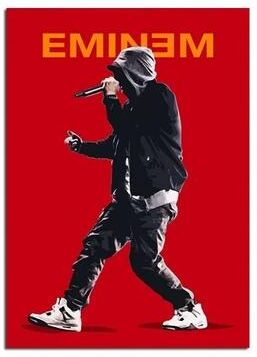 Uplifted Finds "Eminem ""Super Rapper"" Legend Poster   Slim Shady Rap Icon Canvas Painting For Home Decor o 30 X 40 Cm No Frame"
