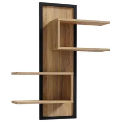 Wandboard Jytana Schwarz/Eichefarben