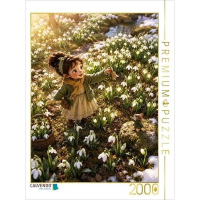 CALVENDO Puzzle Die Frühlingsglocke | 2000 Teile Lege-Größe 90x67cm Foto-Puzzle für glückliche Stunden