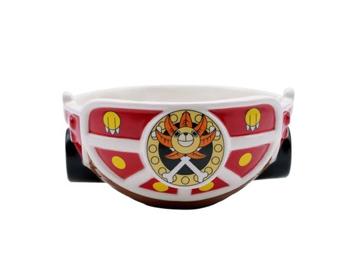 ABYSTYLE – Bol 3D ONE PIECE Thousand Sunny – Produit Officiel – Contenance 500 ml – Céramique Haute Qualité