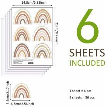 Uplift Essentials Rainbow Arc Narrative Stickers High Definition Chromatic Architectural Sculpture pa184