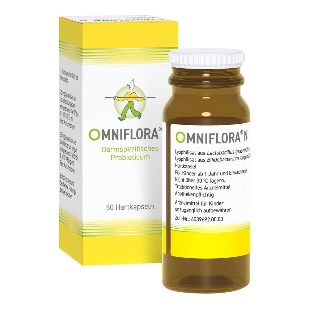 Heilpflanzenwohl GmbH Omniflora N – Probiotika Kapseln für die Darmflora 04764616