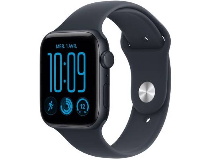 Apple Watch - Montre Connectée Se 3 44mm Minuit / Bleu M/L