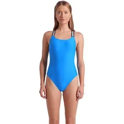 ARENA Damen Badeanzug ELASTIC SOLID SWIMSUIT, Größe S in Blau Blau