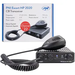 PNI CB-Funkgerät Escort HP 2020 Einkanal 22 Frequenz 27,225 MHz, ohne Rauschen, wahrscheinlich das l, Walkie Talkie