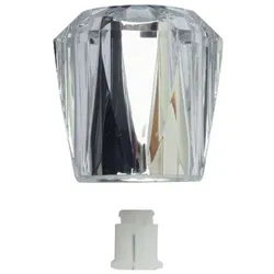 CORNAT Acryllux-Griff blau - Bad-Armatur