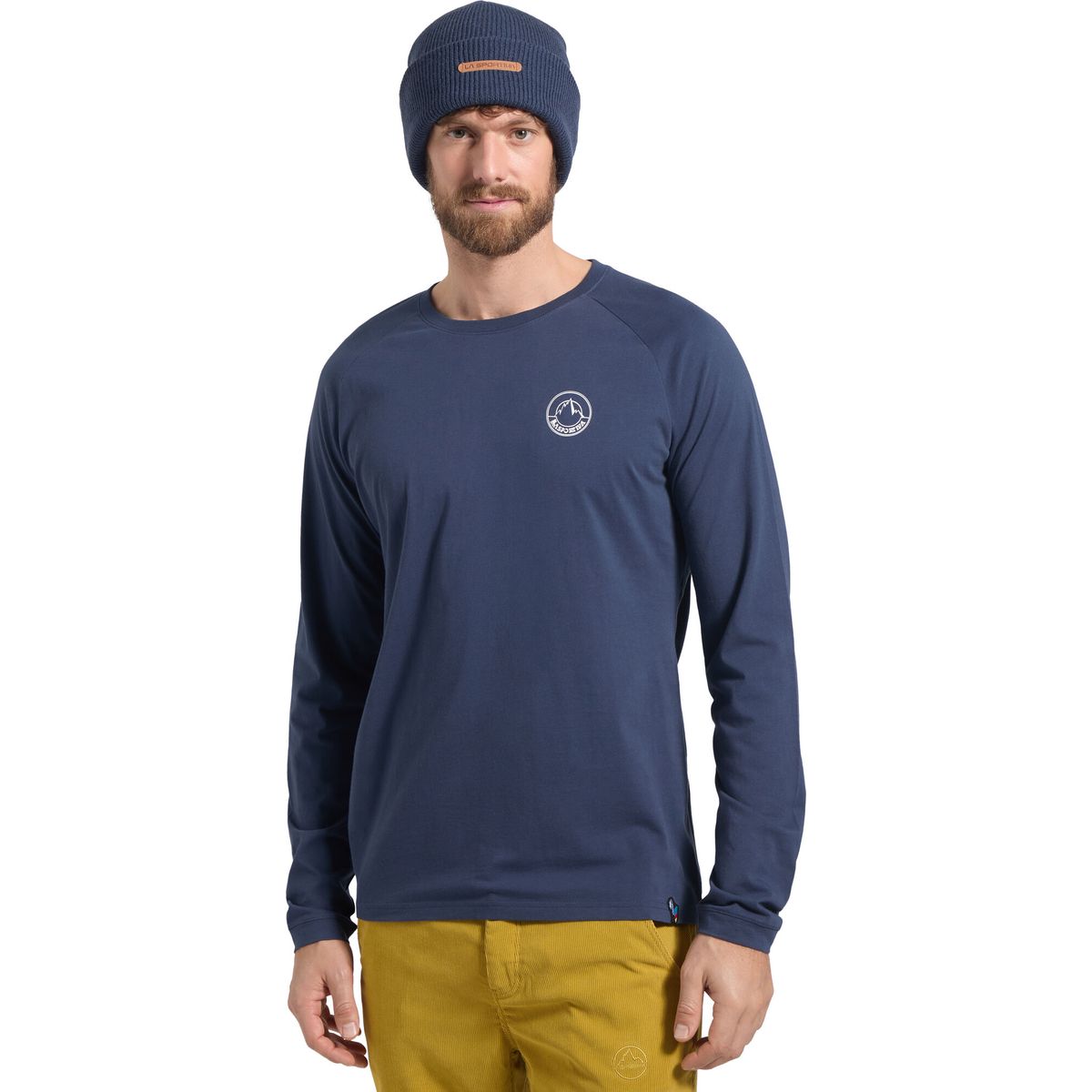 La Sportiva Circle Logo Longsleeve Men night sky (B46B46) S ZACL007B46B46S