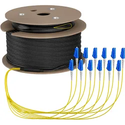 EFB Elektronik Trunkkabel U-DQ ZN BH OS2 12E 1x12 LC-LC 190m Dca LSZH (190 m), Netzwerkkabel