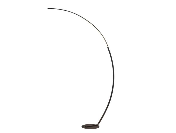 Lampadaire en aluminium, fer et pvc noir 184 cm