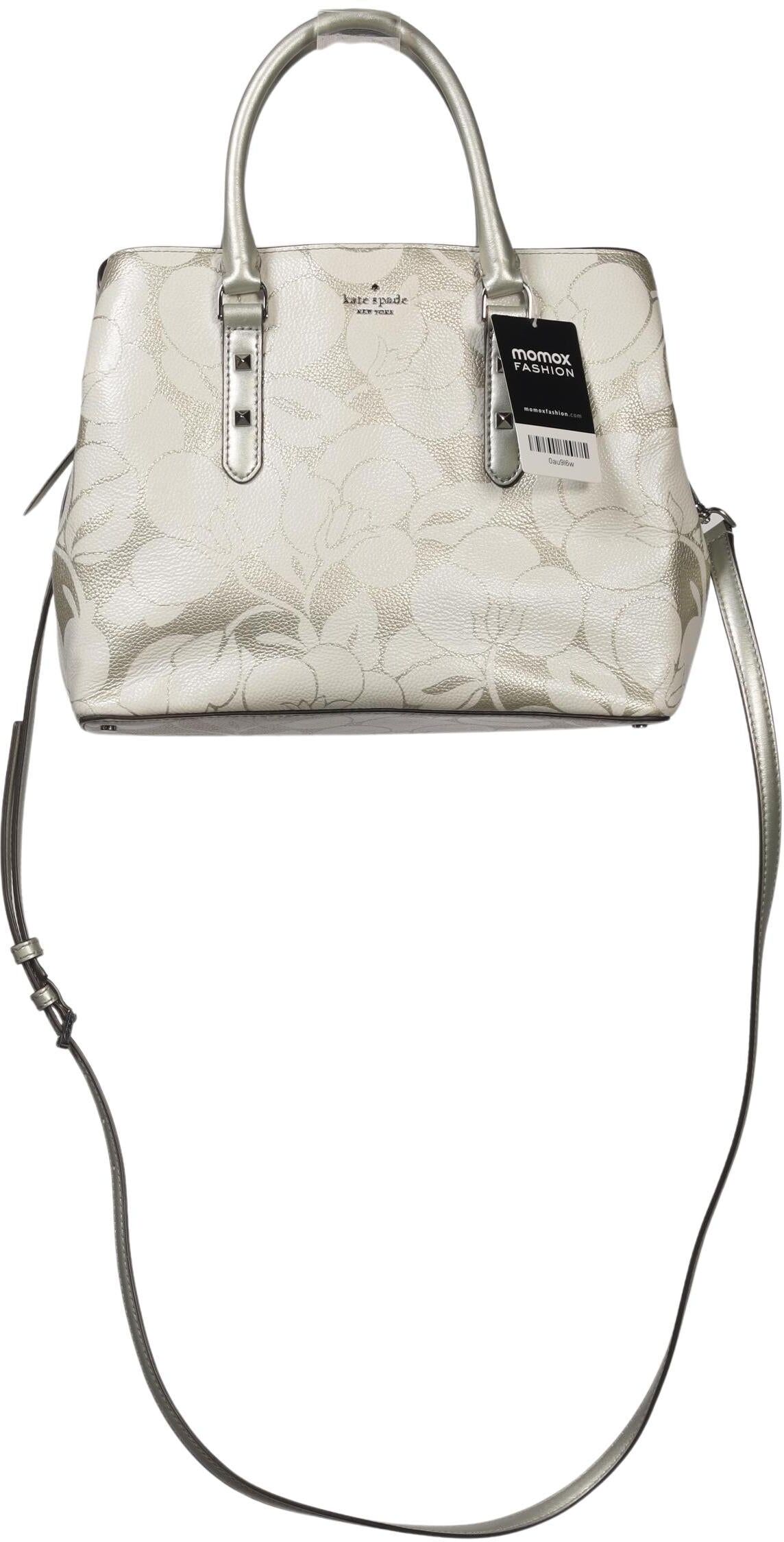 kate spade Damen Handtasche gross Leder, Silber, Leder - Second Hand