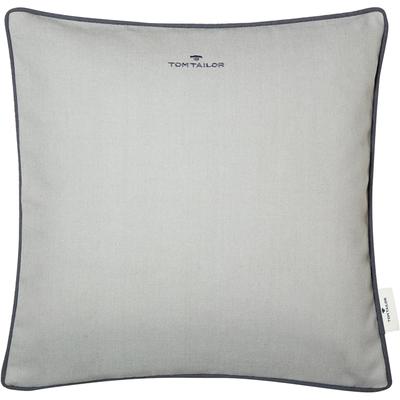 TOM TAILOR HOME "Dove Signature" mit Paspel, Kissenhülle ohne Füllung, 1 Stück
