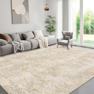 Garvee Vintage Distressed Diamond Geometric Area Rug