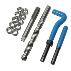 SATRA S-X38K Satz Gewindereparatur M14x1.25 Gewinde Set 14 tlg. inkl. Bohrer
