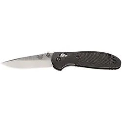 Benchmade, Mehrzweckmesser, Mini Griptilian Drop Black Satin Blade (7.39 cm)