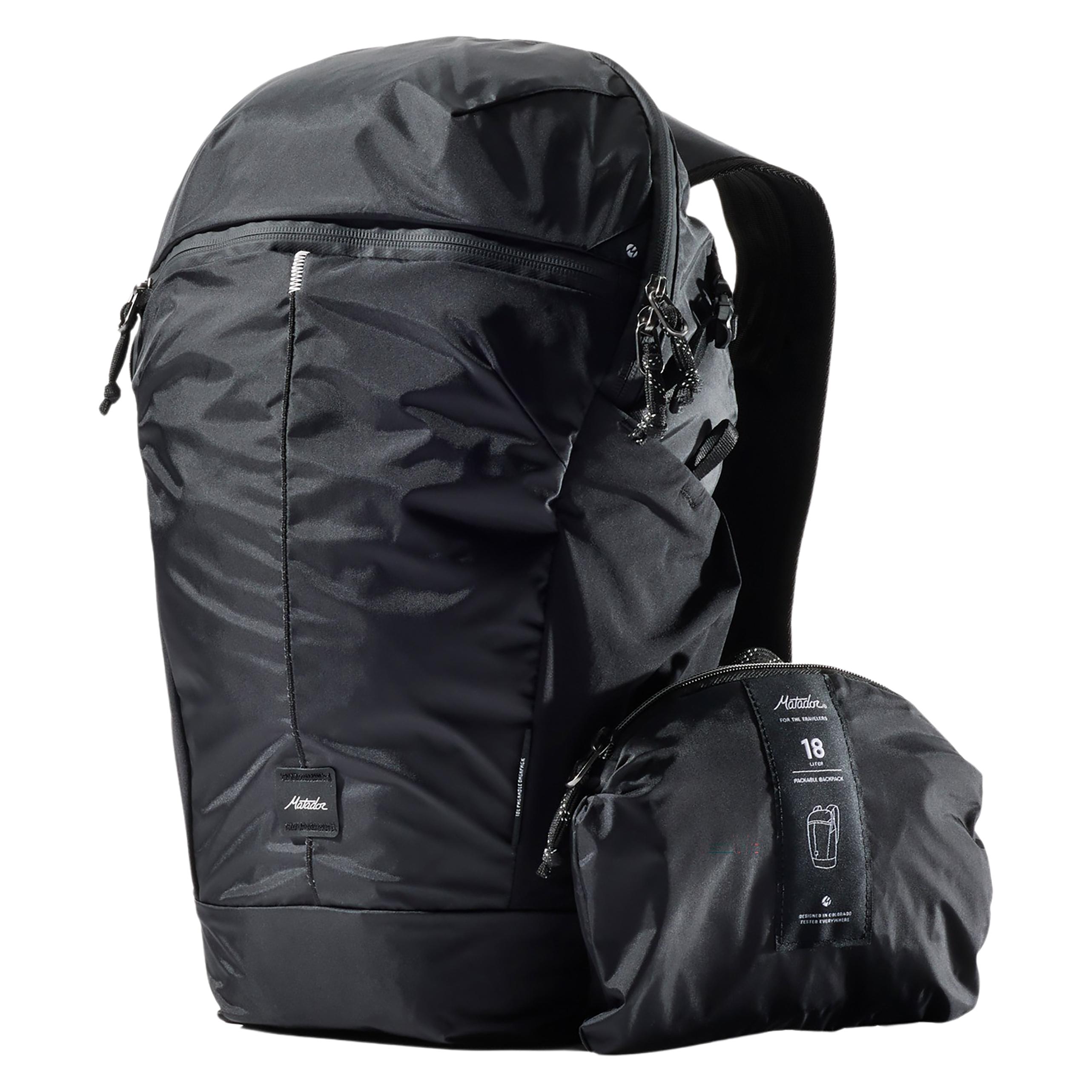 Matador Zipper Packable Backpack (18 l) (MATZPB18001BK-P)