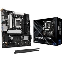 B860M-X WiFi, Mainboard schwarz/silber