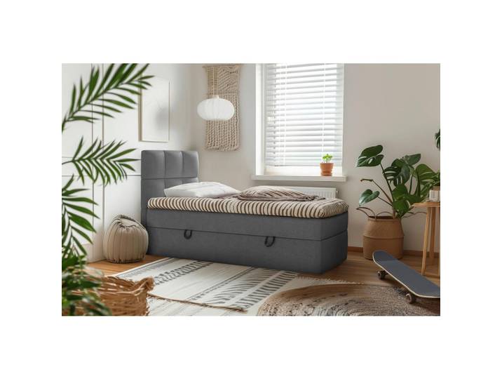 Boxbett mit Topper & Bettkasten 90x200 Polly