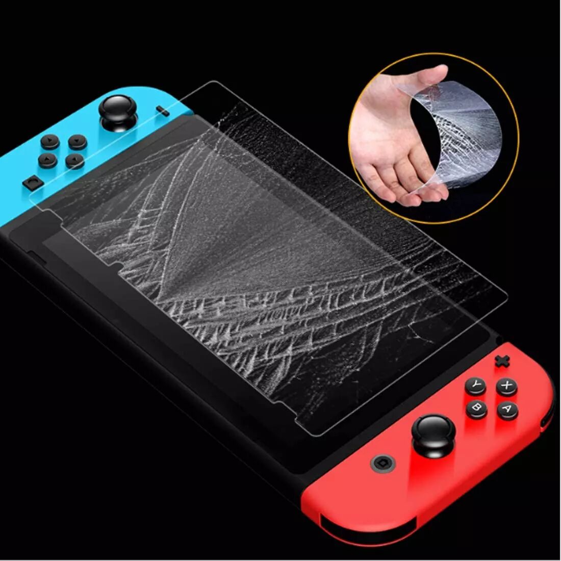 INF Displayschutzfolie für Nintendo Switch OLED Gehärtetes Glas
