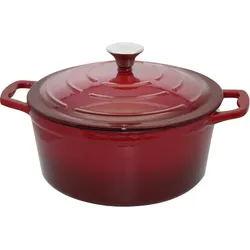 ELO Bräter Gusseisen rund Ø 26cm - rot