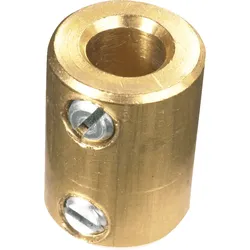 ACHSKUPPLUNG 2 - Achskupplung für Potentiometerachsen, gold