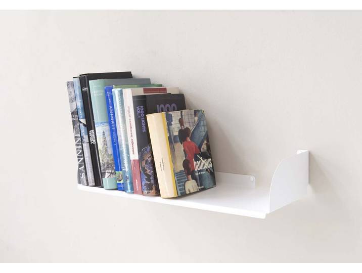 Étagère pour livres - 60 x 25 cm - blanc - teebooks